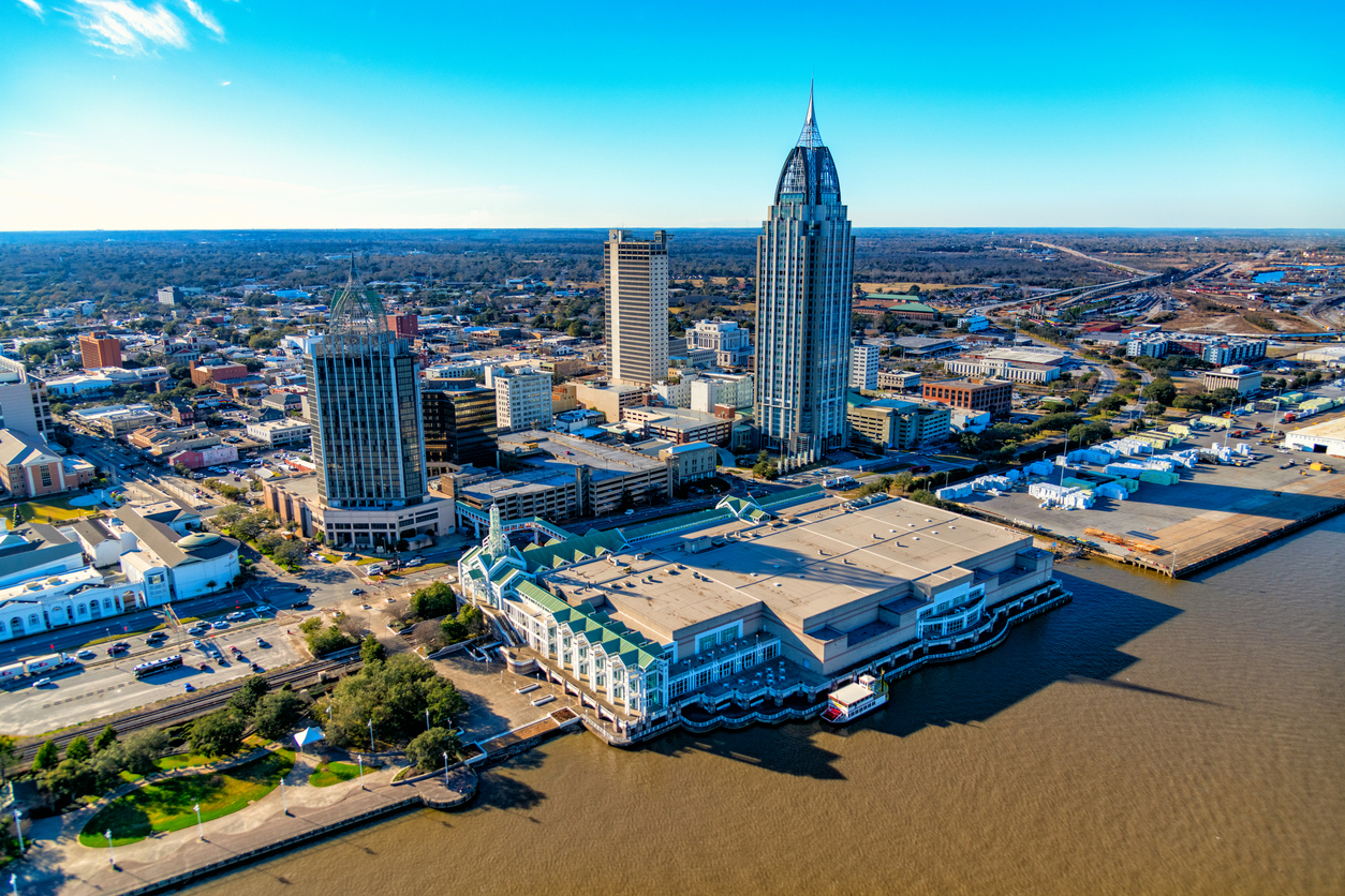 Panoramic Image of Mobile, AL